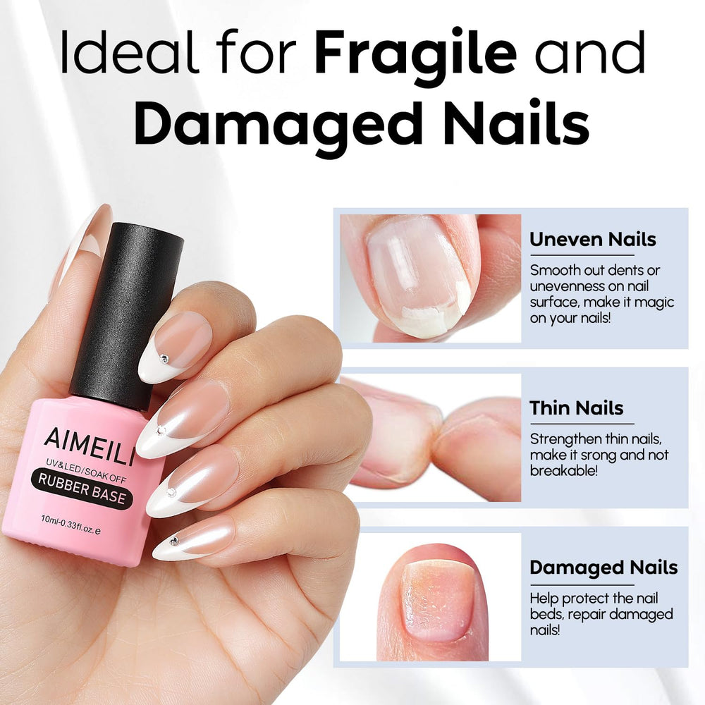 AIMEILI refuerzo de uñas durable para mayor resistencia