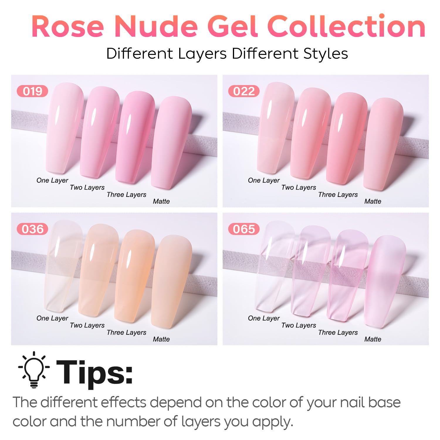 Curado rápido con lámpara UV/LED para gel tono natural de AIMEILI.