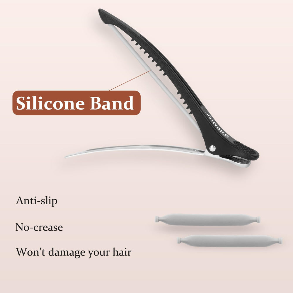AIMIKE pinza cabello con resorte de acero inoxidable ofrece sujeción duradera.