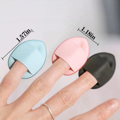 Ainvhh mini puff triangulo blanco: aplicador clave para base y polvos ligeros