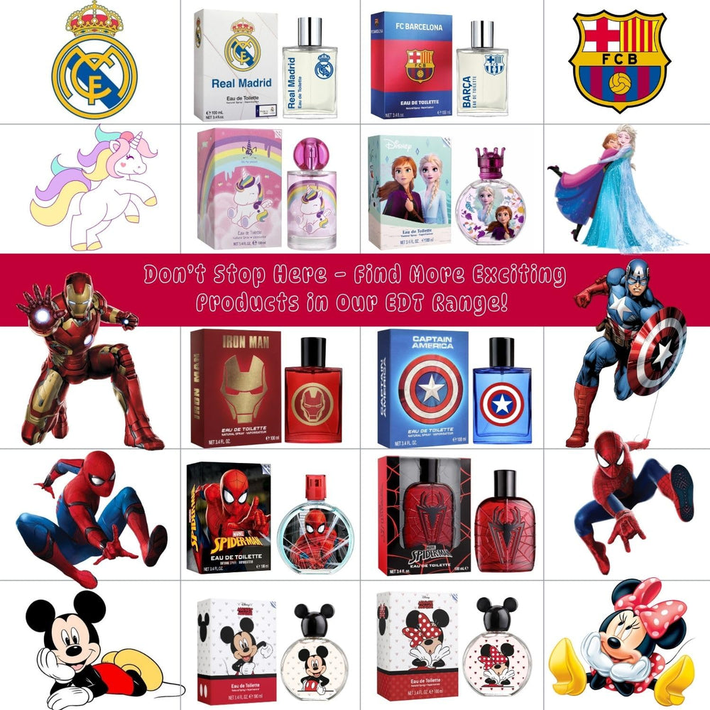 Air-Val Mickey Mouse fragancia diseño, envase colorido que encanta a niños.