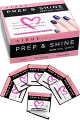 AIRRE NAILS Prep & Wipe empaque individual para higiene profesional de uñas