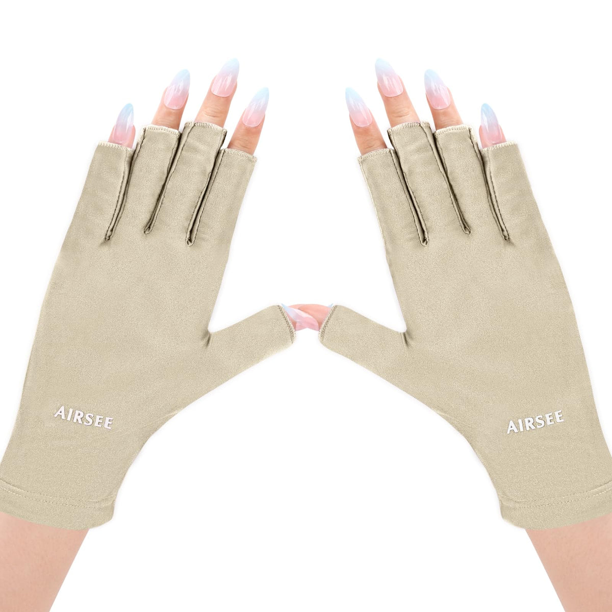 AIRSEE guantes UV para lámpara de uñas protegen la piel durante manicuras