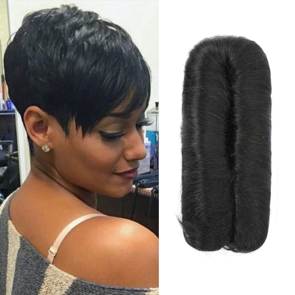 Ajsowju extensiones de cabello humano con cierre superior liso para un acabado natural