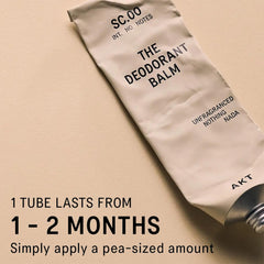 AKT Desodorante Balm protege la ropa de manchas, sin dejar residuos.