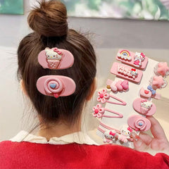 Pinzas Akutoer cabellos kawaii gatito, diseño divertido para niñas.