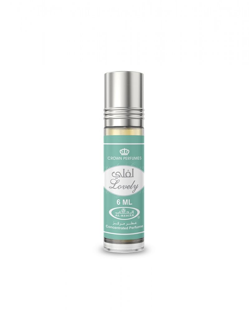 Al-Rehab Lovely frasco roll-on de 6 ml facilita aplicación suave y duradera