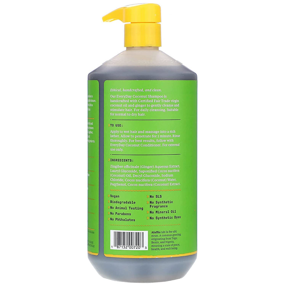 Alaffia Aceite-Coco: aceite de coco para cuero cabelludo suave y revitalizado.