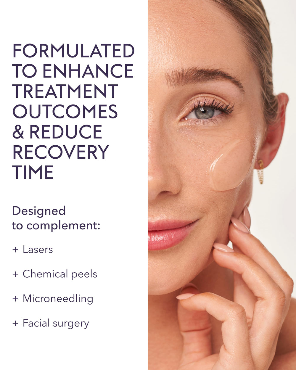 ALASTIN Néctar Regenerador de Piel, aplicación suave para cuidado previo a láser o microneedling.