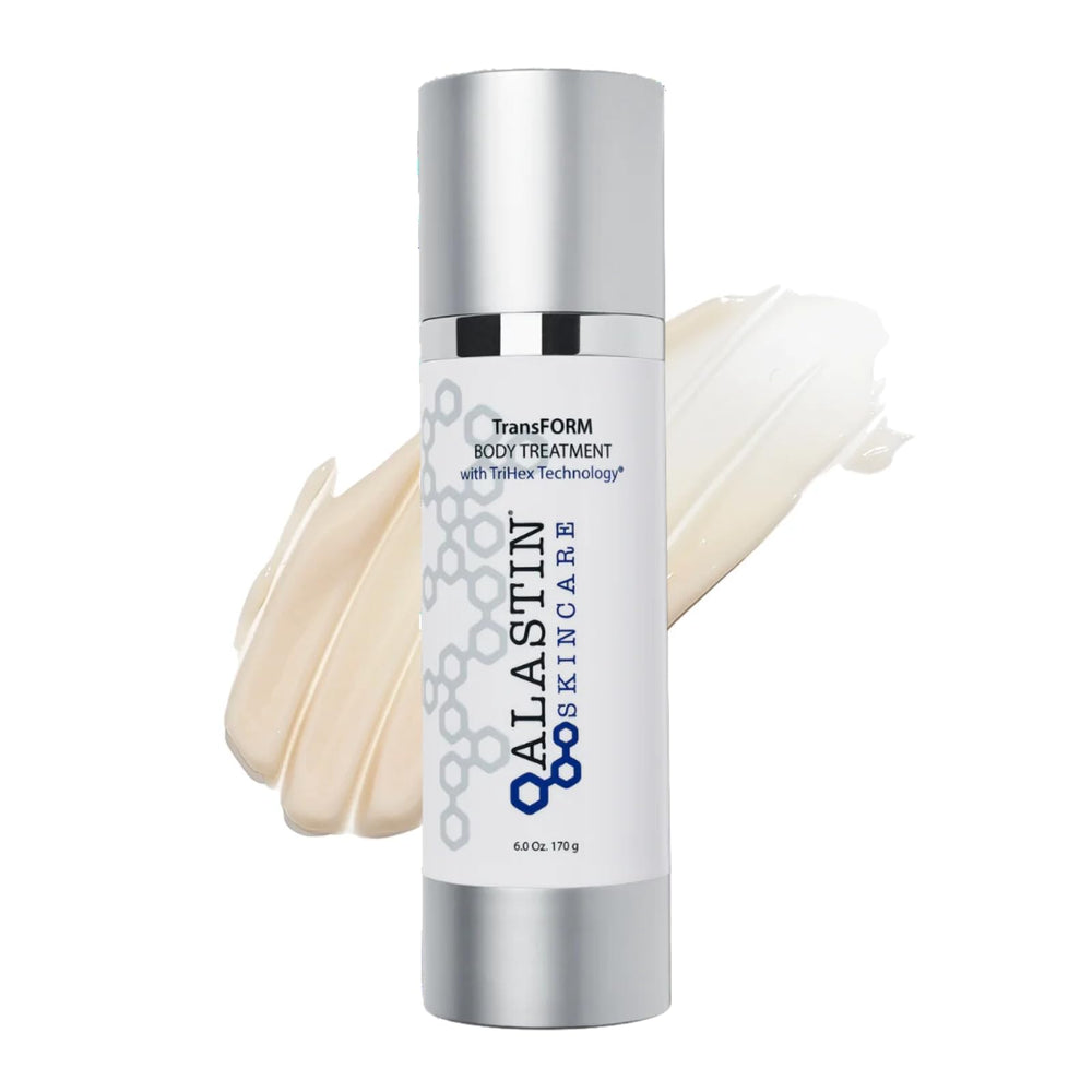 ALASTIN TransFORM tratamiento corporal, bote de 6 oz, hidrata y reafirma la piel.