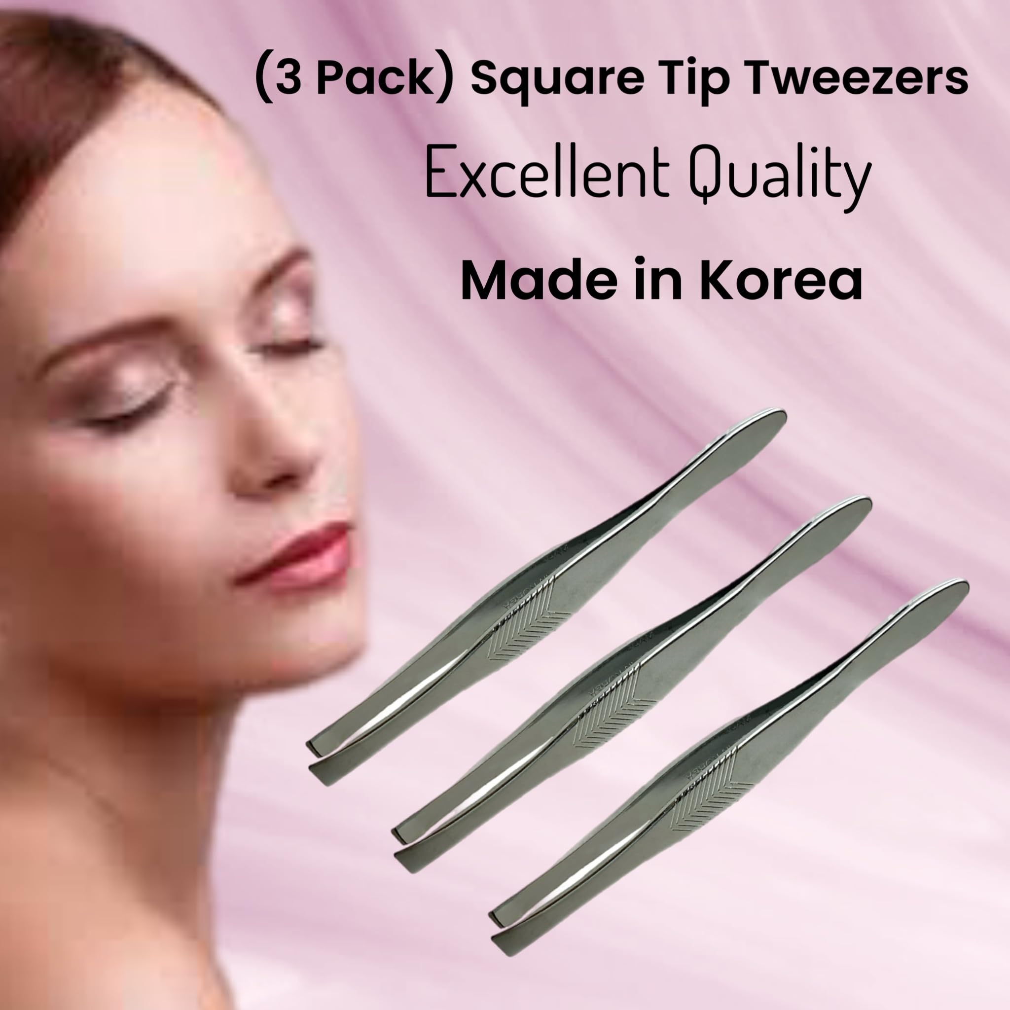 ALAZCO pinza para pelo facial precisa, posible eliminación suave de vellos faciales