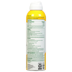 Detalle de la etiqueta de Alba Botanica protector solar coco.