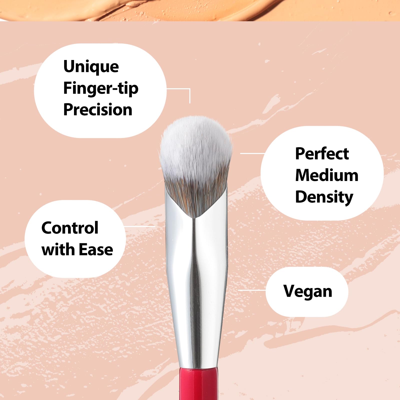 ALBEAUT brocha correctora para zonas dificiles y difuminar base