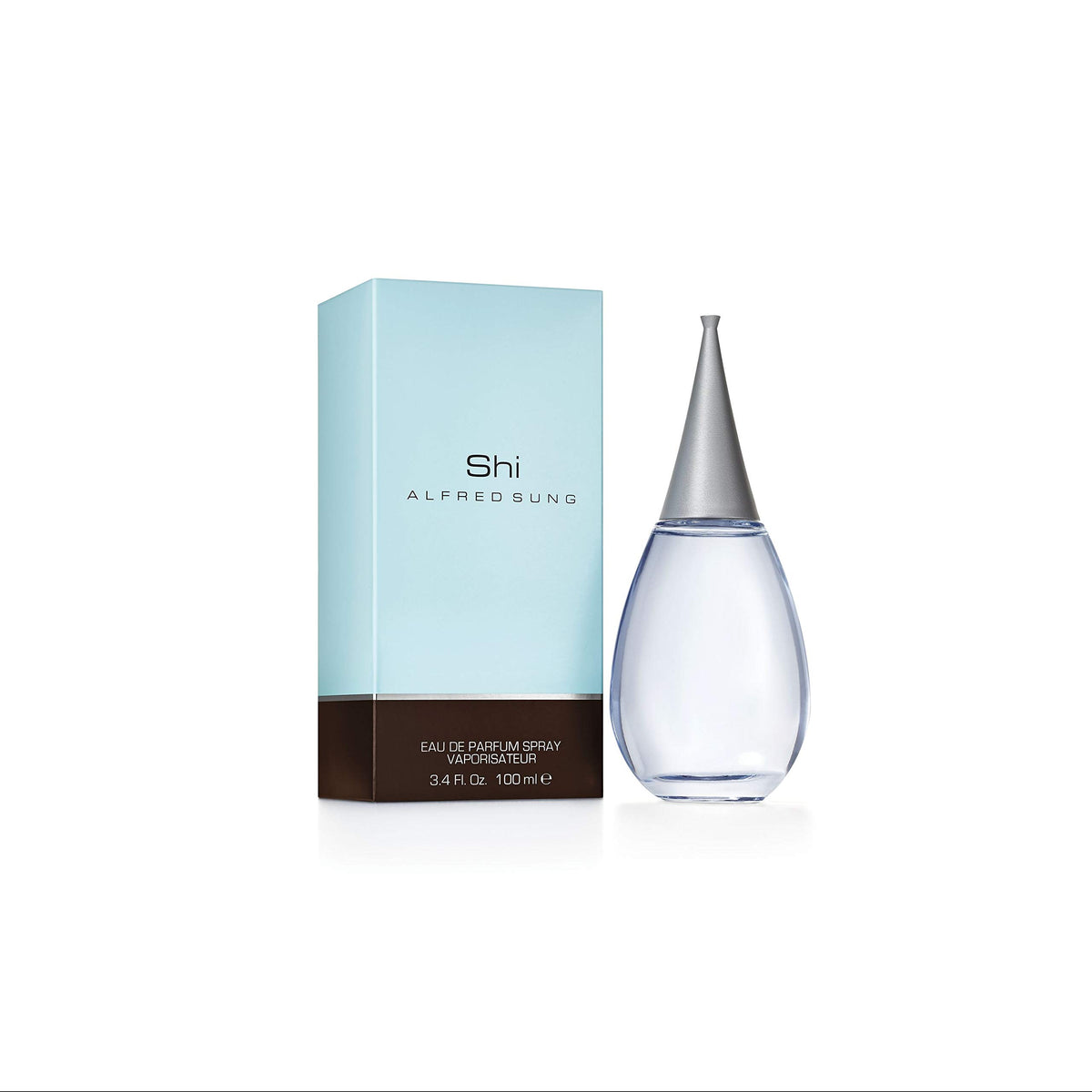 Alfred Sung Shi, botella brillante, aroma elegante para uso diario.