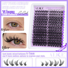 ALICE clusters pestanas 10-18mm para volumen suave y natural