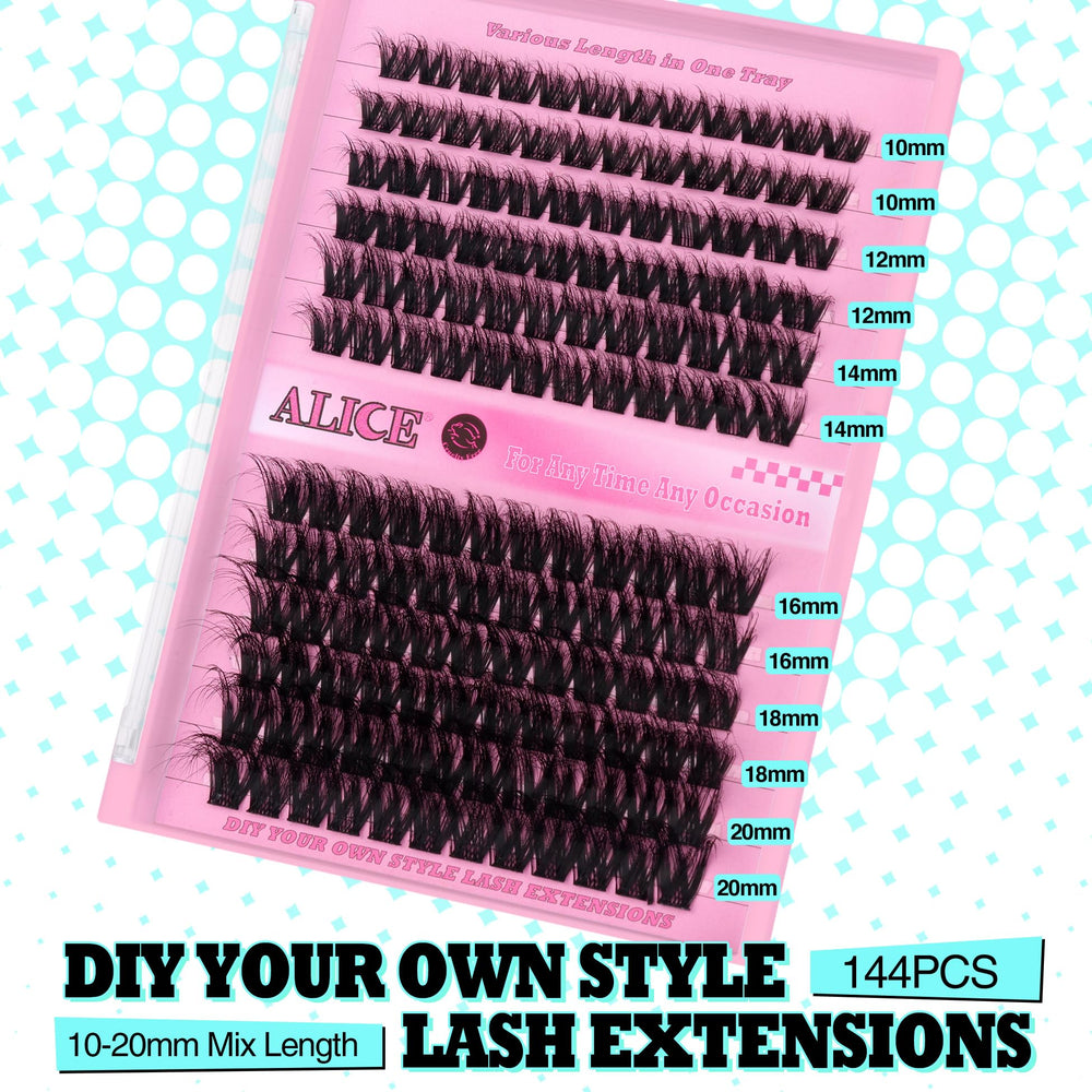 ALICE DIY lash extensions at home for natural salon-like results.
