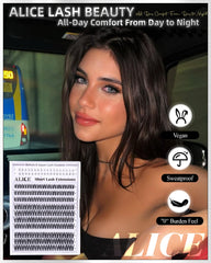 ALICE Flaunt Lash Clusters efecto natural para un acabado discreto y real