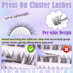 ALICE lightweight lashes for all-day comfort and secure wear