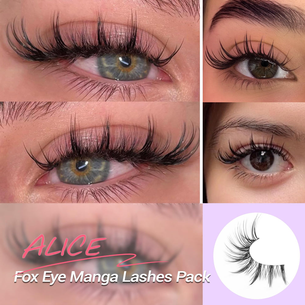 Pestañas ALICE veganas sin crueldad para looks sostenibles.
