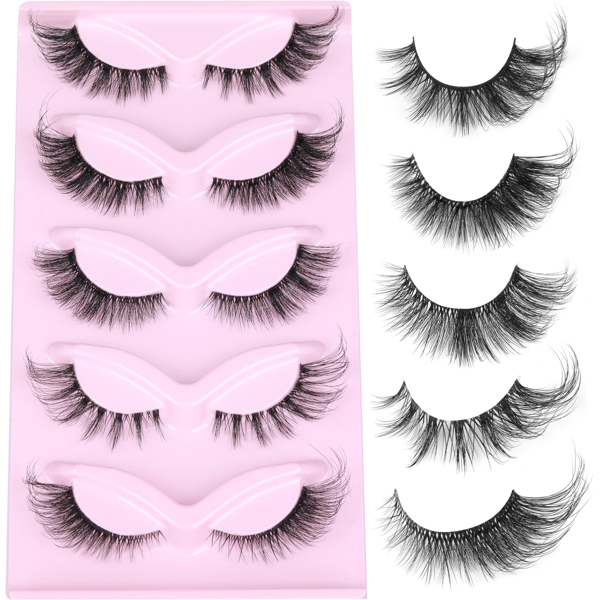 pestañas ojo gato de alicrown hair para un look definido y elegante.