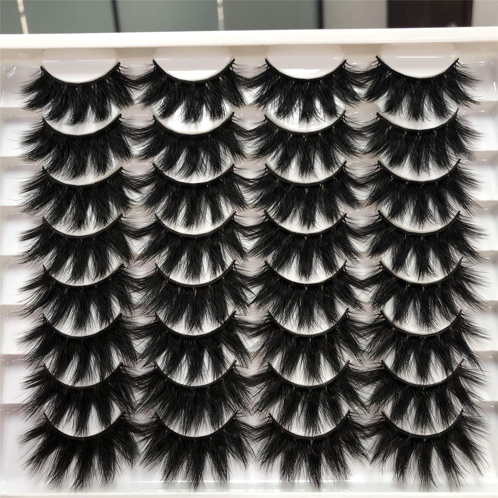 ALICROWN HAIR pestañas dramáticas gruesas y mixtas para un look impactante