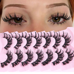 Pestañas postizas ALICROWN HAIR para ojos gato con look definido