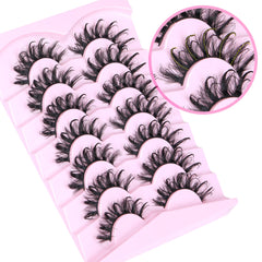 Puntas espigadas en pestañas ALICROWN HAIR para efecto ojo gatuno