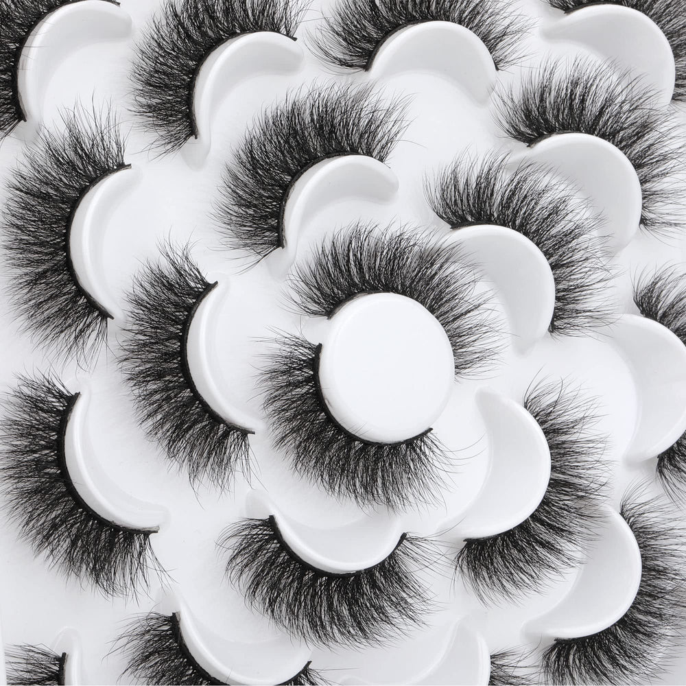 Pestañas reutilizables de ALICROWN HAIR con curva C estable para aplicación rápida.