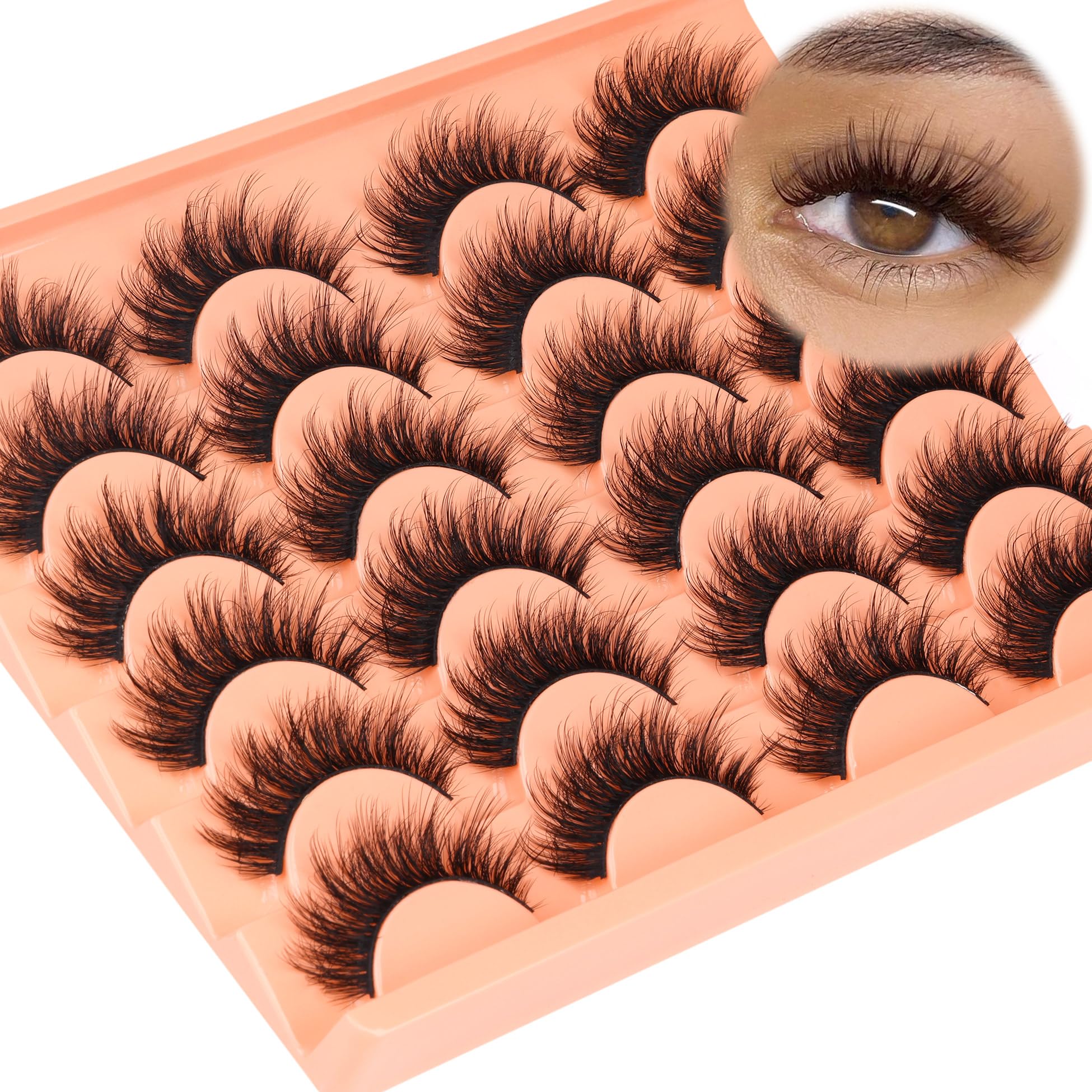 ALICROWN HAIR pestañas con volumen clásico para mayor plenitud.