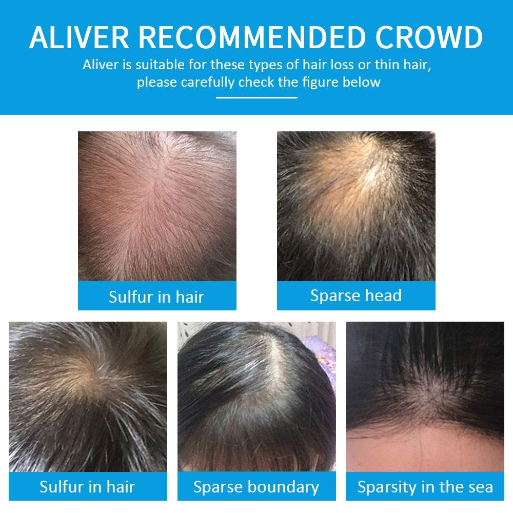 Aliver Fibras capilares capacidad de 1 oz para varias aplicaciones.