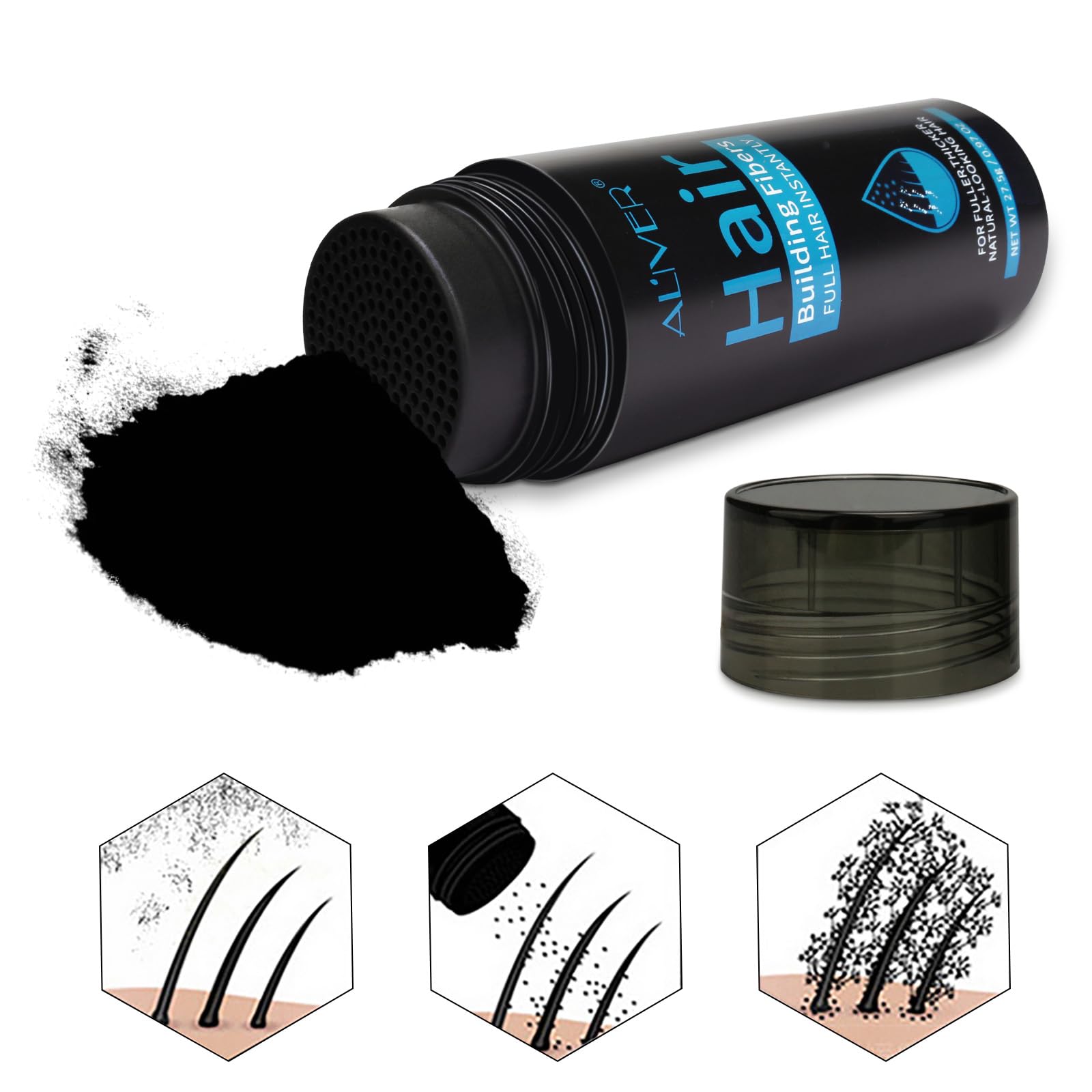 ALIVER: efecto invisible, indetectables bajo luz brillante.