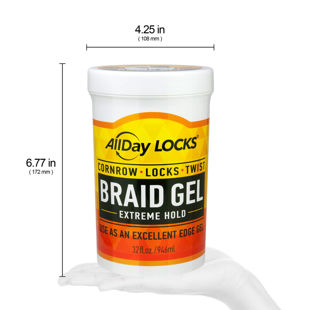 AllDay Locks Braid Gel con aceites aromáticos de te, lavanda y menta