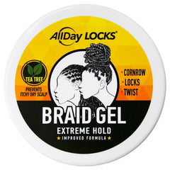 AllDay Locks Braid Gel con brillo alto para trenzas definidas