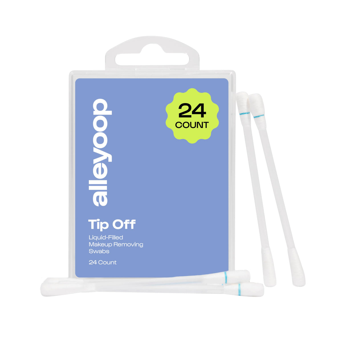 ALLEYOOP Tip Off liquid-filled makeup swabs pack for quick fixes