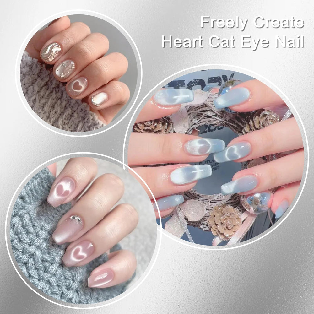 Allstarry guía en Y para uñas; corazón delineado con precisión y facilidad.