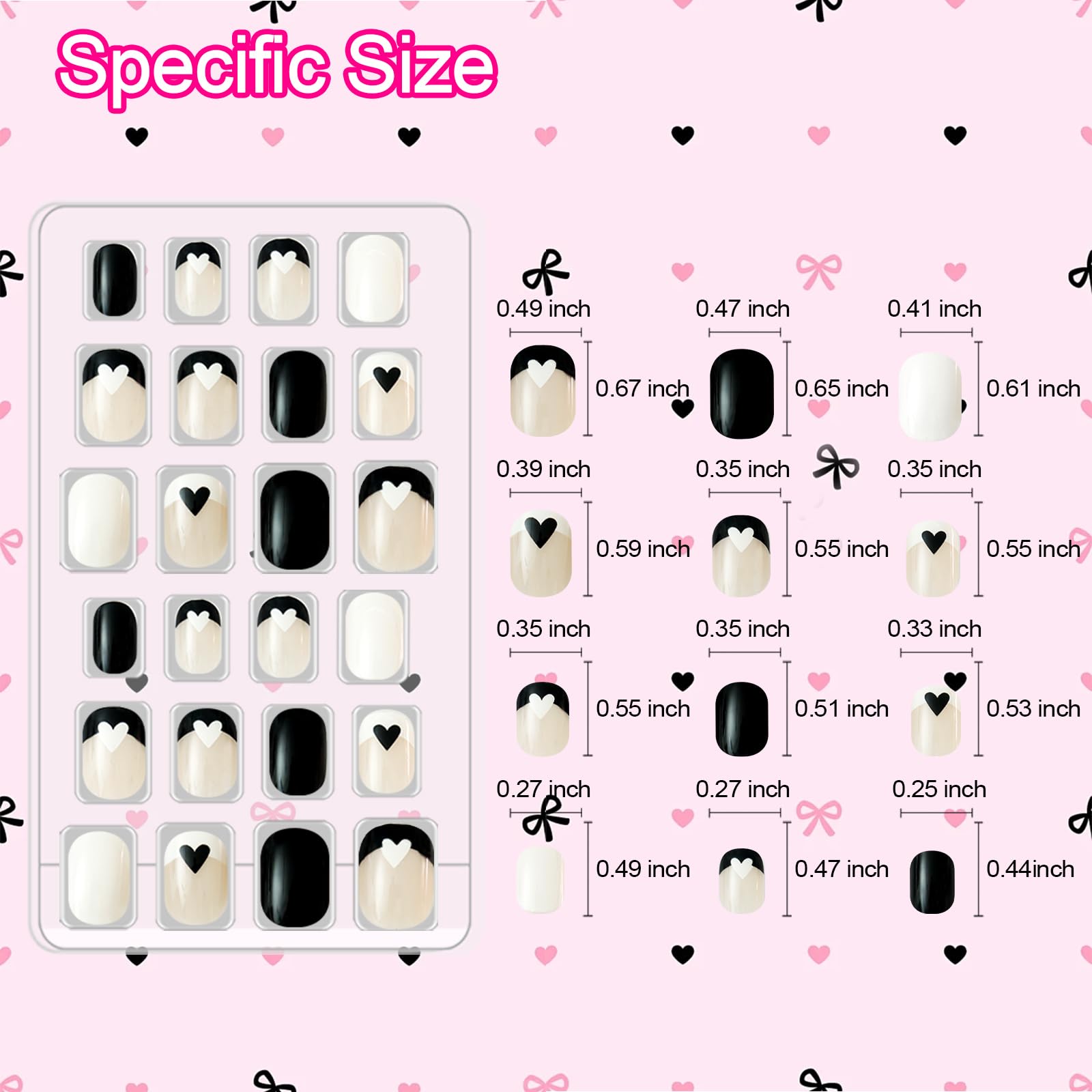 Uñas francesas elegantes para fiestas y regalos entre niñas.