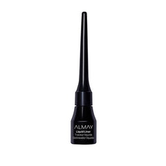 Delineador líquido Almay, botella-tintero, color saturado para definición duradera.