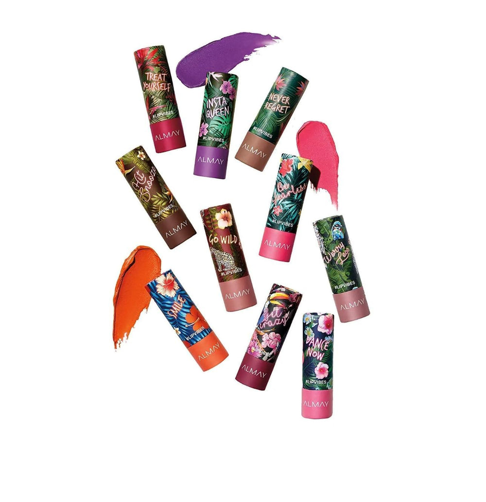 Almay Lip Vibes, 0.14 oz de color en cada barra.
