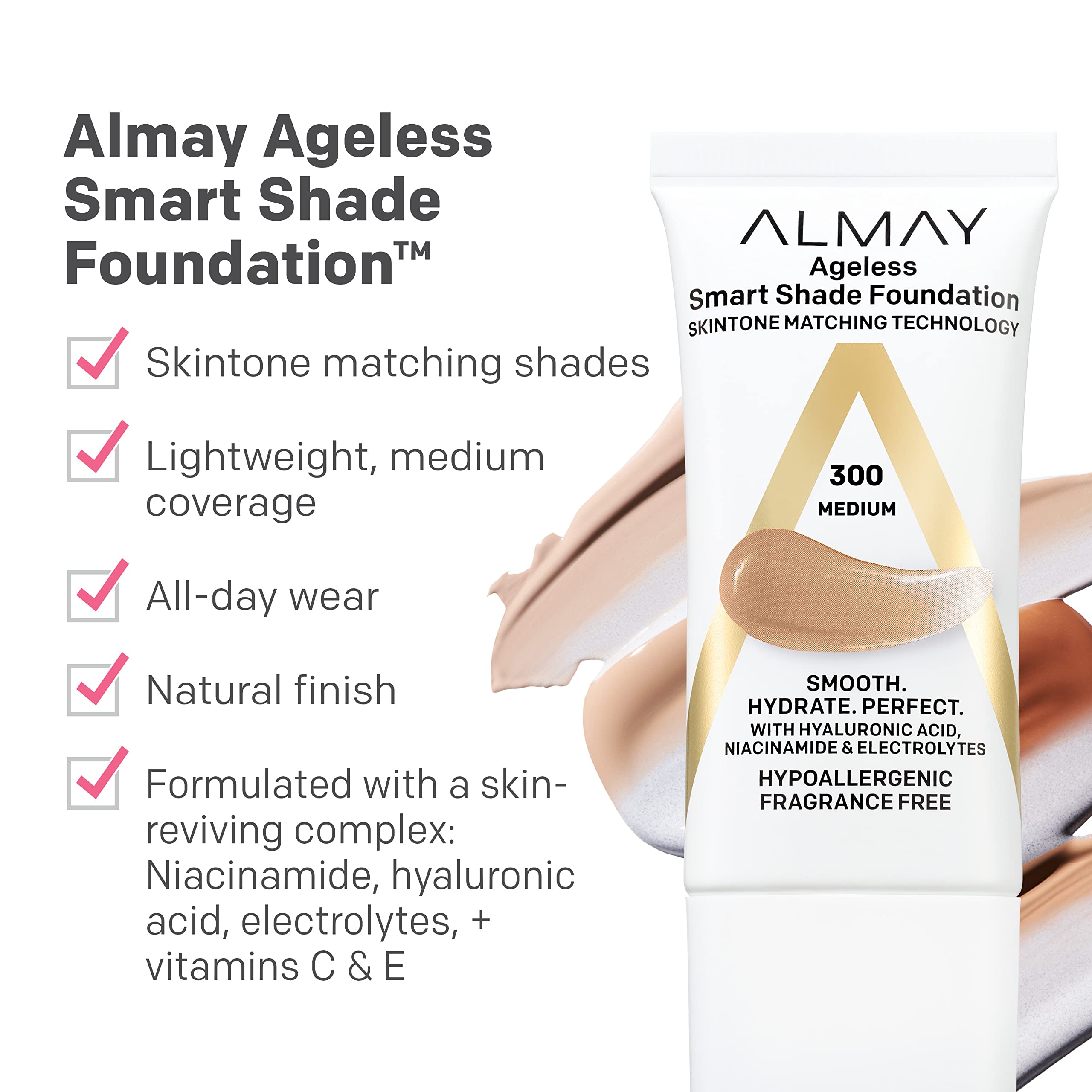 Almay Smart Shade: acabado natural y uniforme