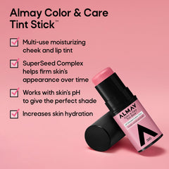 Almay tinte labial y mejillas, color que cambia según pH de la piel.