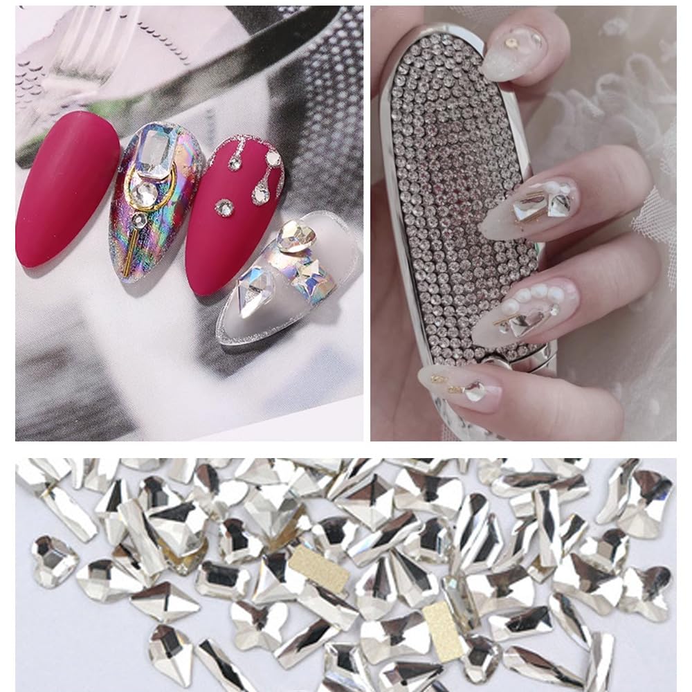 ALOCIAM uñas brillantes con efecto 3D para un look glamuroso.