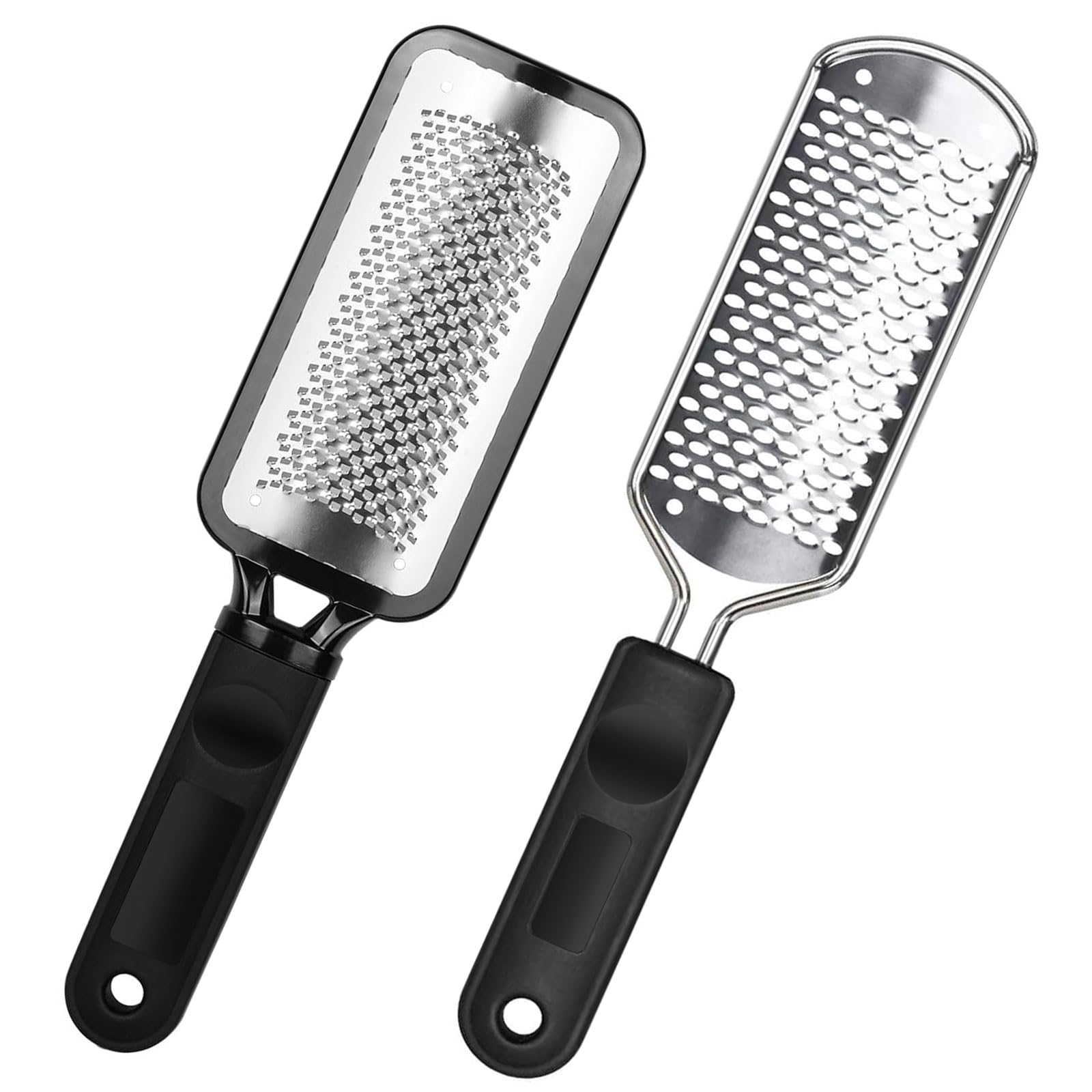 ALOCKMA lima de pie profesional en acero inoxidable para higiene duradera