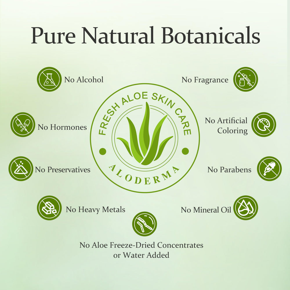 Aplicación diaria de Aloe, hidratación duradera para la piel.