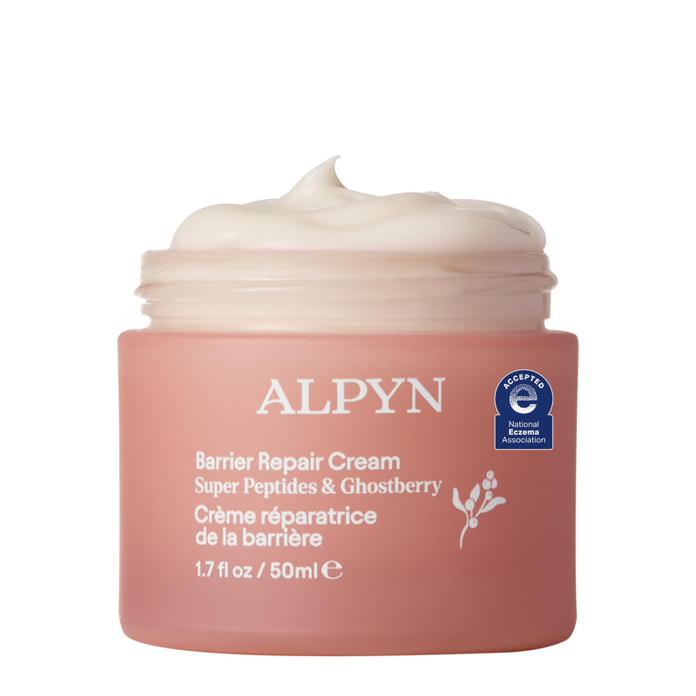 Alpyn Super Peptide Ghostberry, bote hidratante que calma piel sensible y seca.
