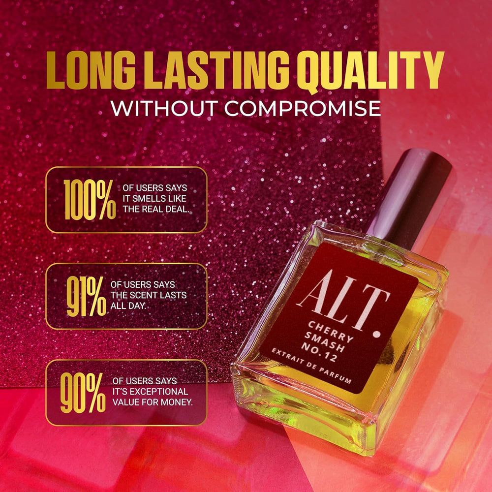 ALT. FRAGRANCES Cherry Smash: tamaño de 60 ml, ideal para llevar de viaje y bolso.