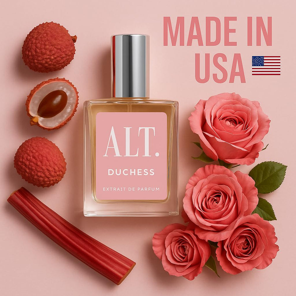 ALT. FRAGRANCES Duchess, empaque de diseño, experiencia de lujo asequible para ocasiones especiales.