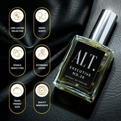 ALT. Fragrances Executive No.26: notas de salida brillantes para un inicio refrescante.