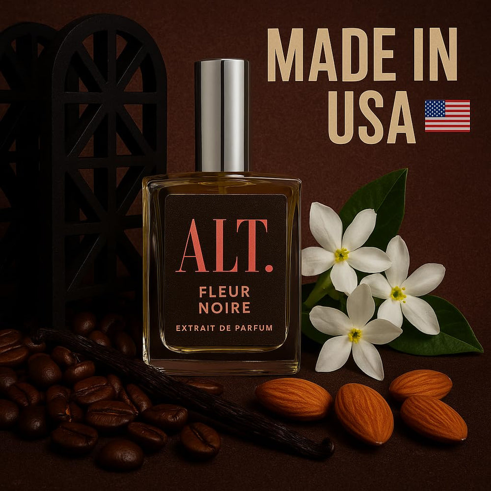 ALT. FRAGRANCES Fleur Noire, notas aromáticas destacadas para uso diario.