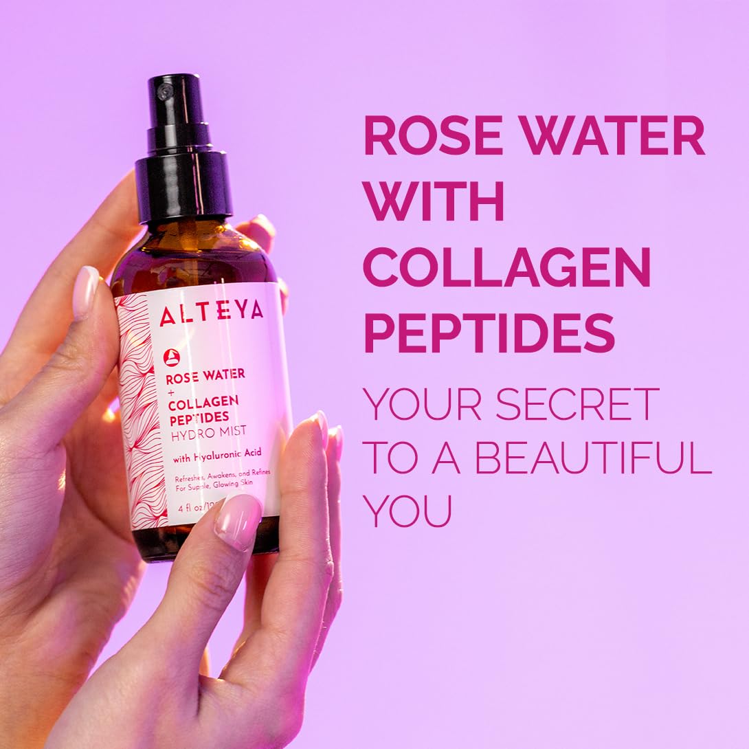 Ingredientes de agua de rosas orgánica en Alteya Organics.