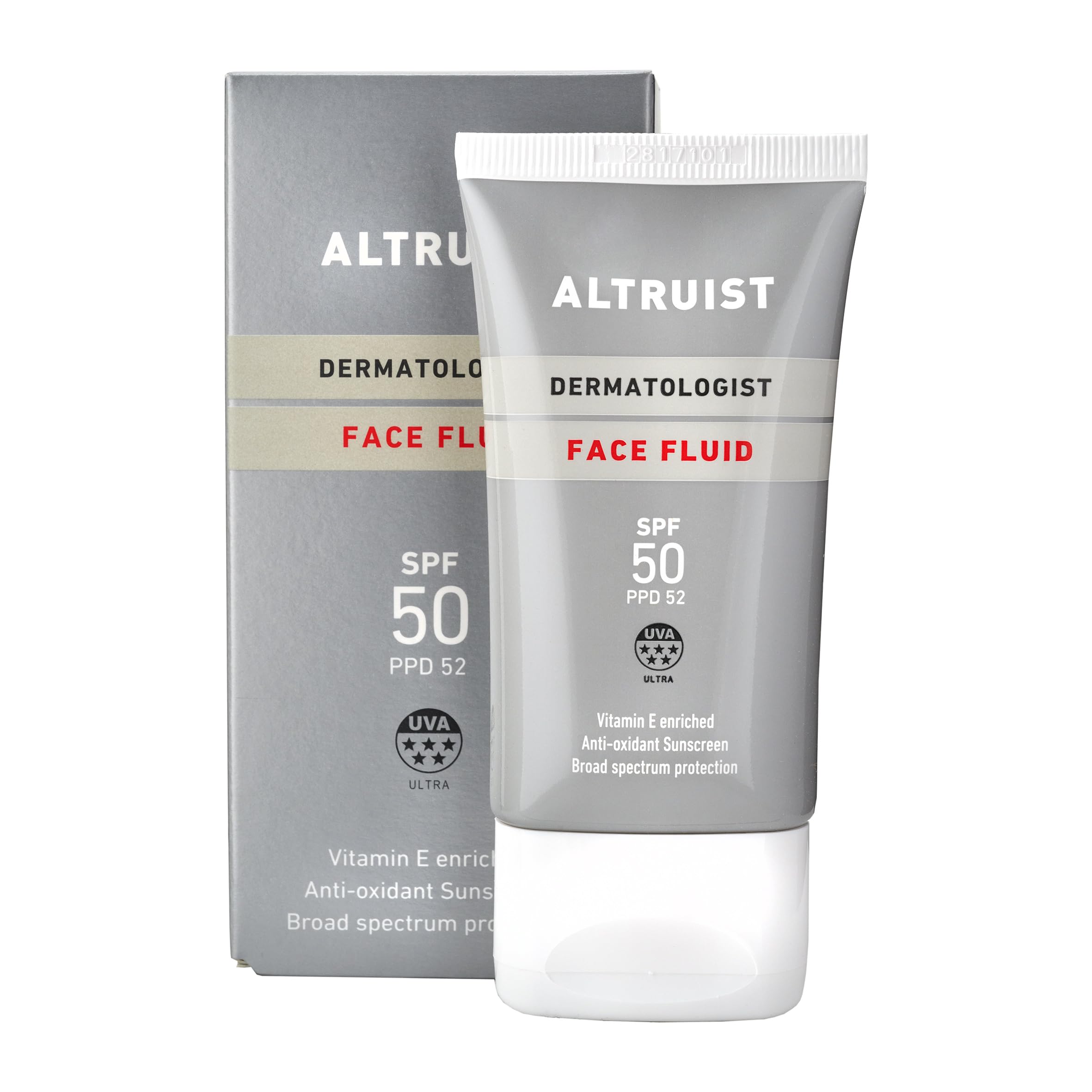 Altruist SPF50 fluido en botella para uso diario sin grasa